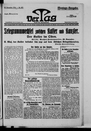 Der Tag vom 30.11.1914