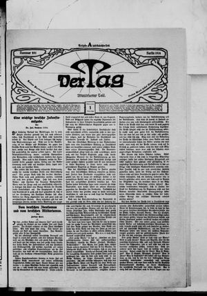 Der Tag vom 01.12.1914