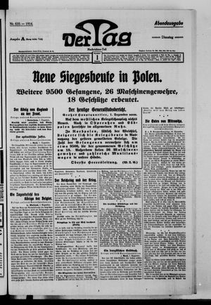 Der Tag vom 01.12.1914