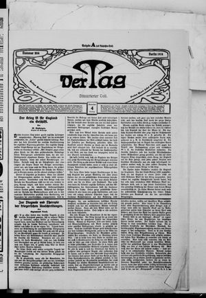 Der Tag vom 04.12.1914