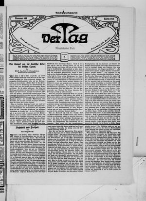 Der Tag vom 05.12.1914