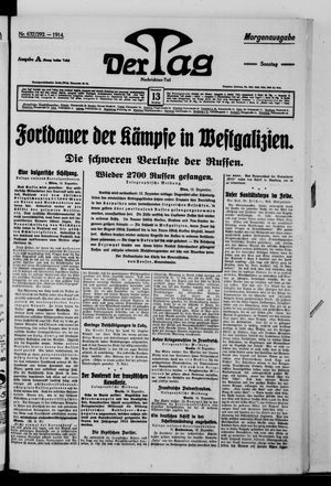 Der Tag vom 13.12.1914