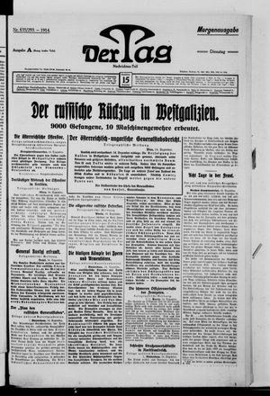 Der Tag vom 15.12.1914