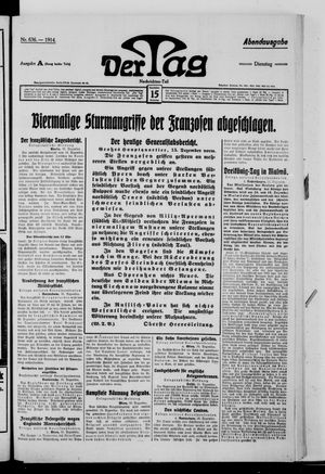 Der Tag vom 15.12.1914