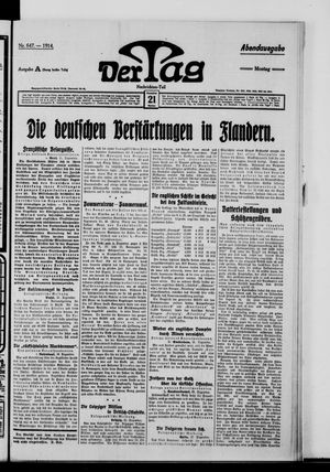 Der Tag vom 21.12.1914