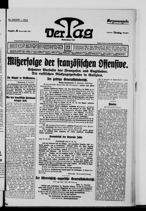 Der Tag vom 22.12.1914