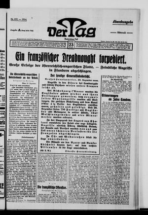 Der Tag vom 23.12.1914