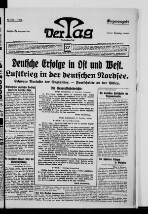 Der Tag vom 27.12.1914