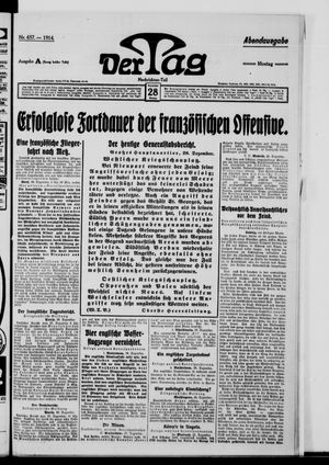 Der Tag vom 28.12.1914