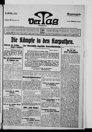 Der Tag vom 30.12.1914