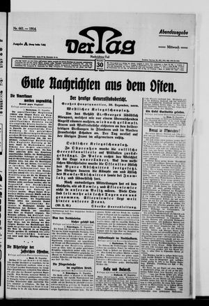 Der Tag vom 30.12.1914