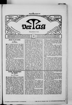 Der Tag on Jan 8, 1915