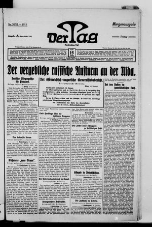 Der Tag vom 15.01.1915