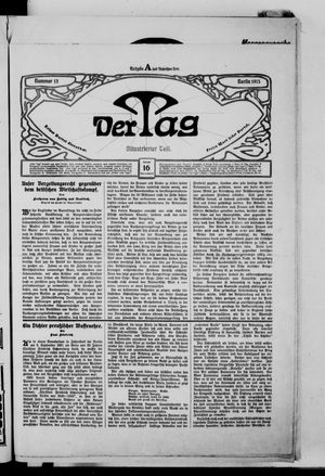 Der Tag vom 16.01.1915