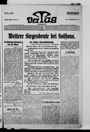 Der Tag vom 16.01.1915