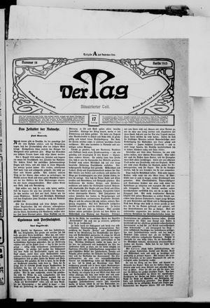 Der Tag on Jan 17, 1915