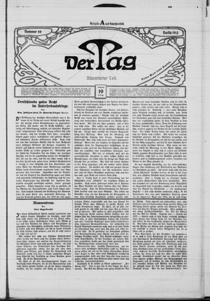 Der Tag on Feb 19, 1915