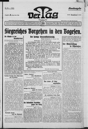Der Tag vom 20.02.1915