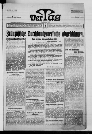 Der Tag on Mar 1, 1915