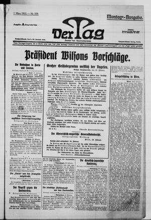 Der Tag on Mar 1, 1915