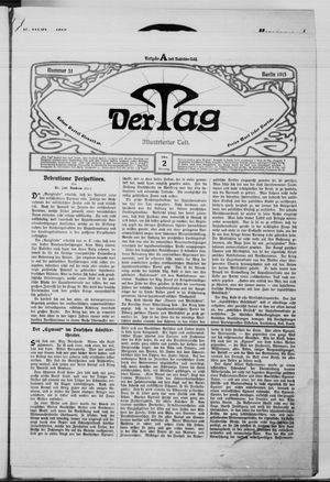 Der Tag on Mar 2, 1915