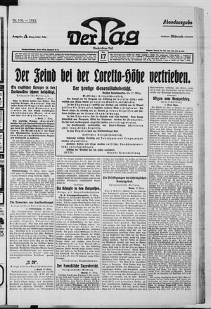 Der Tag on Mar 17, 1915