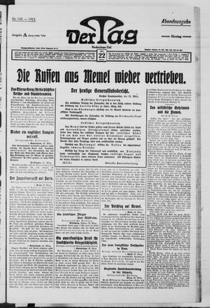 Der Tag vom 22.03.1915