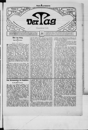 Der Tag on Mar 23, 1915