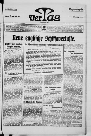 Der Tag on Mar 30, 1915