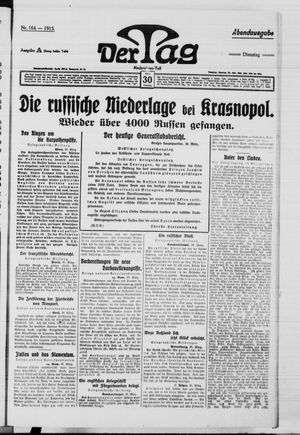 Der Tag on Mar 30, 1915