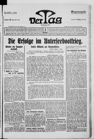 Der Tag vom 02.04.1915
