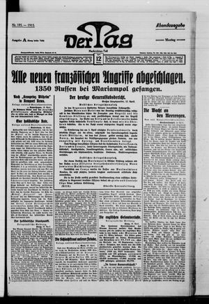 Der Tag vom 12.04.1915