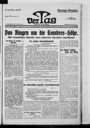 Der Tag vom 12.04.1915