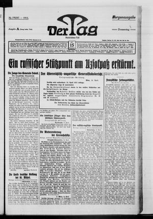 Der Tag vom 15.04.1915