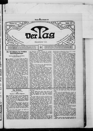 Der Tag on Apr 16, 1915
