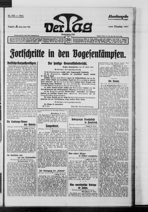 Der Tag vom 20.04.1915