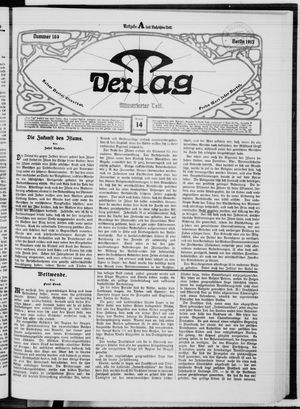 Der Tag vom 14.08.1915