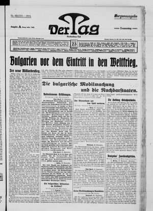 Der Tag vom 23.09.1915