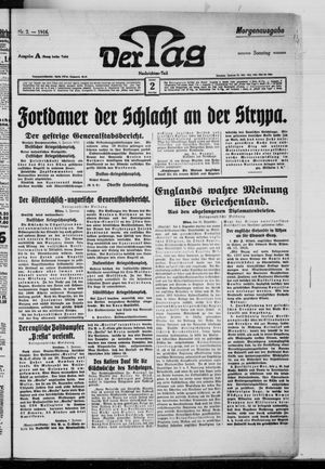 Der Tag on Jan 2, 1916