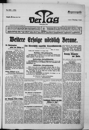 Der Tag on Jan 11, 1916