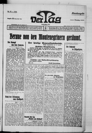 Der Tag on Jan 11, 1916