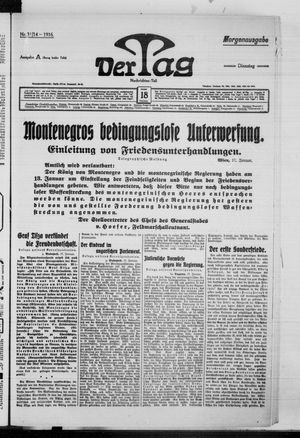 Der Tag vom 18.01.1916