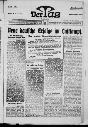 Der Tag vom 18.01.1916