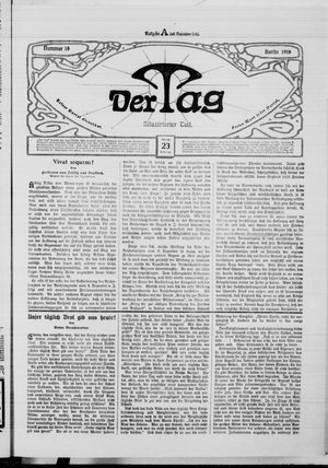 Der Tag vom 23.01.1916