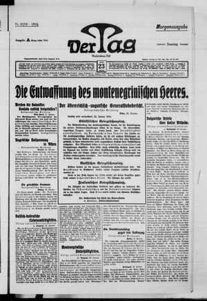 Der Tag vom 23.01.1916