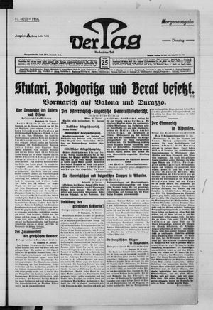 Der Tag vom 25.01.1916