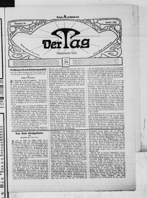 Der Tag vom 29.01.1916