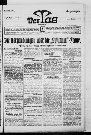 Der Tag vom 08.02.1916