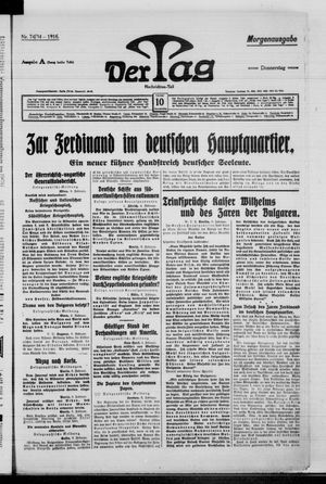 Der Tag vom 10.02.1916
