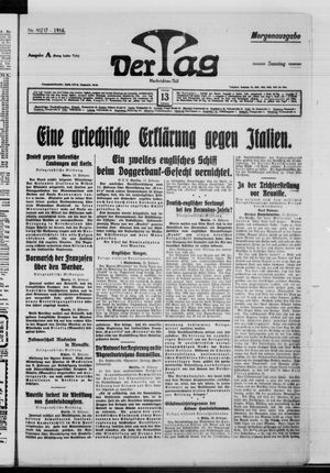 Der Tag vom 13.02.1916